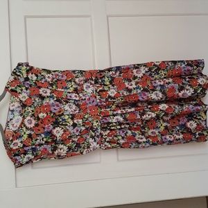 Beautiful flower print Steven Alan 100% silk dress.